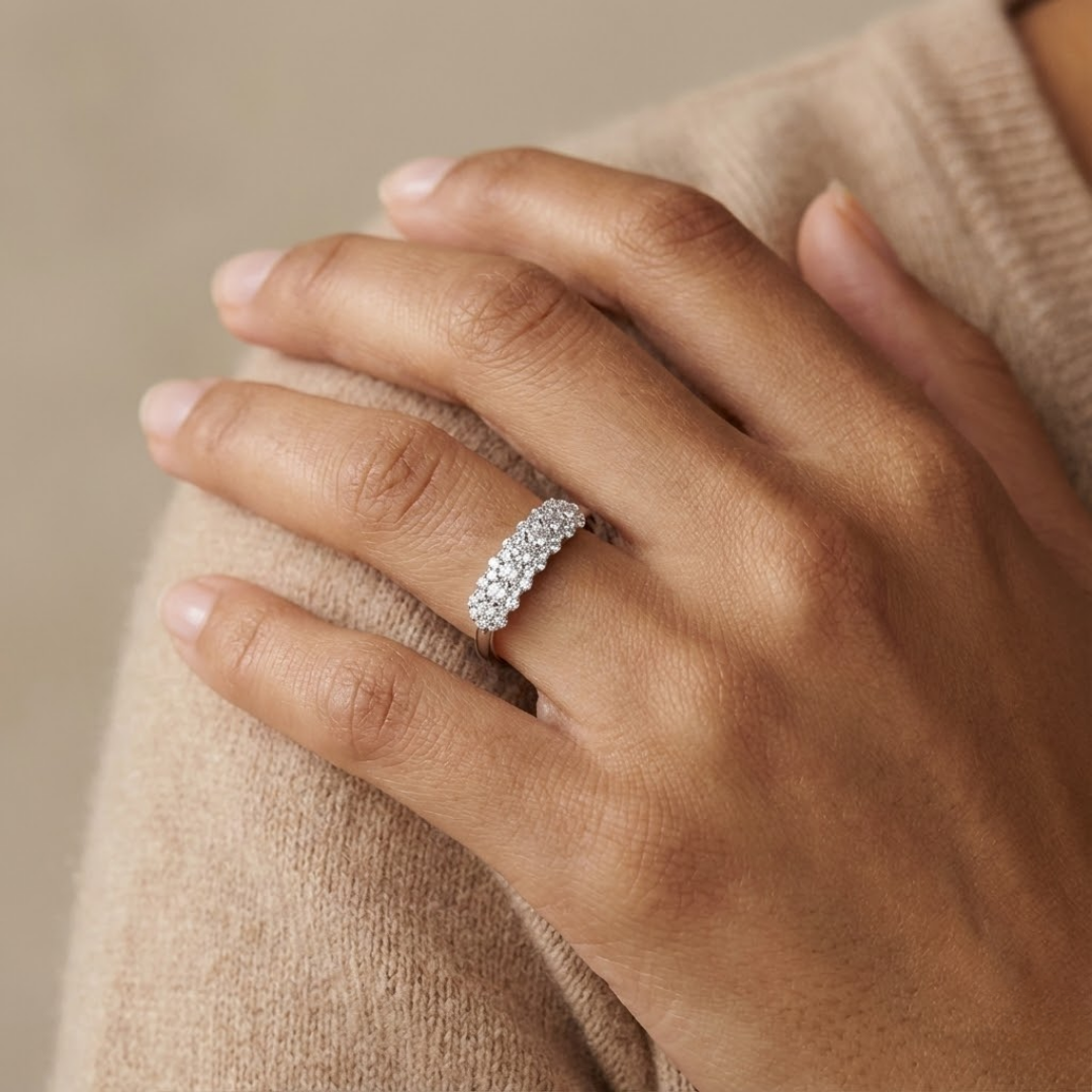 Safa Moissanite Ring