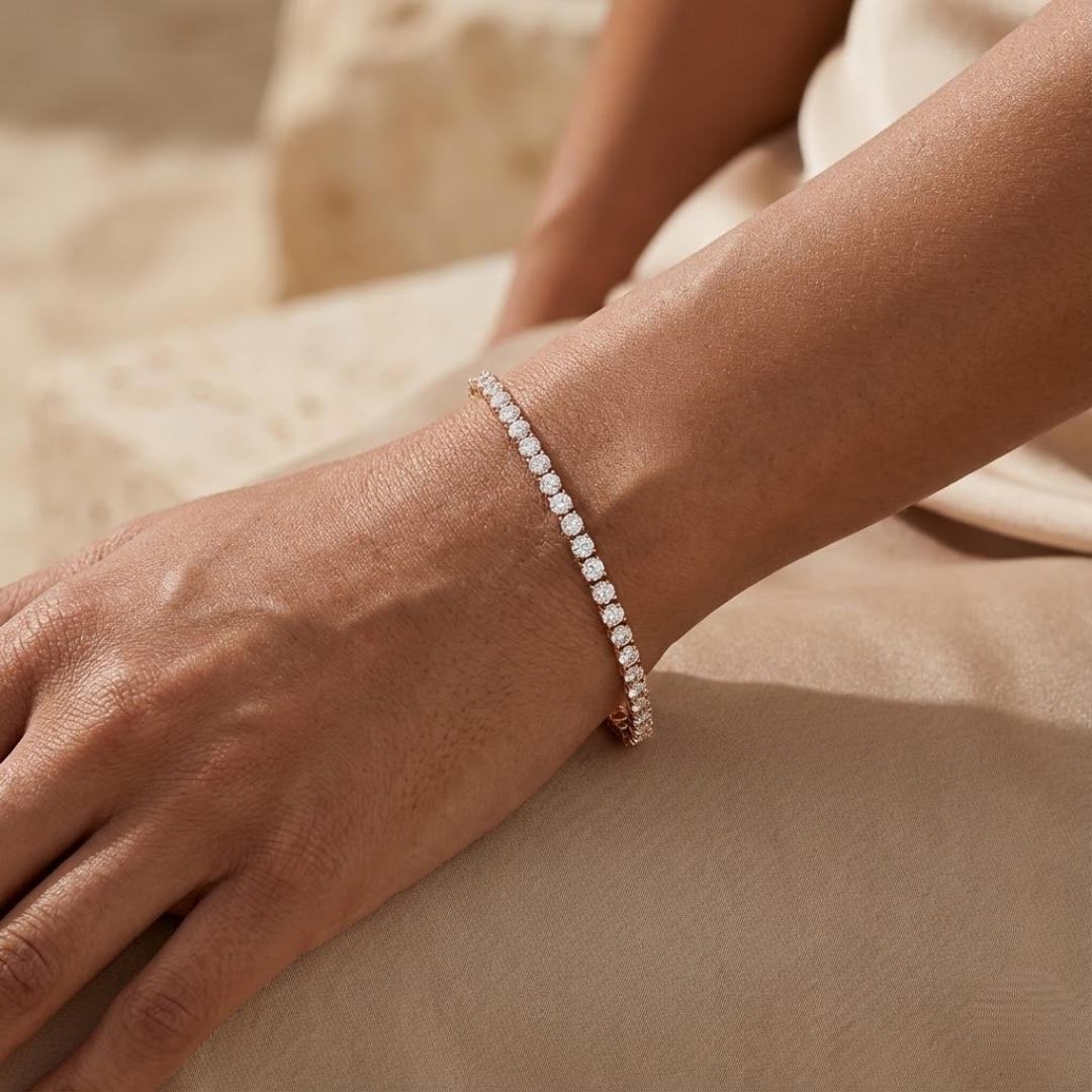 Moissanite Tennis Bracelet - 4mm
