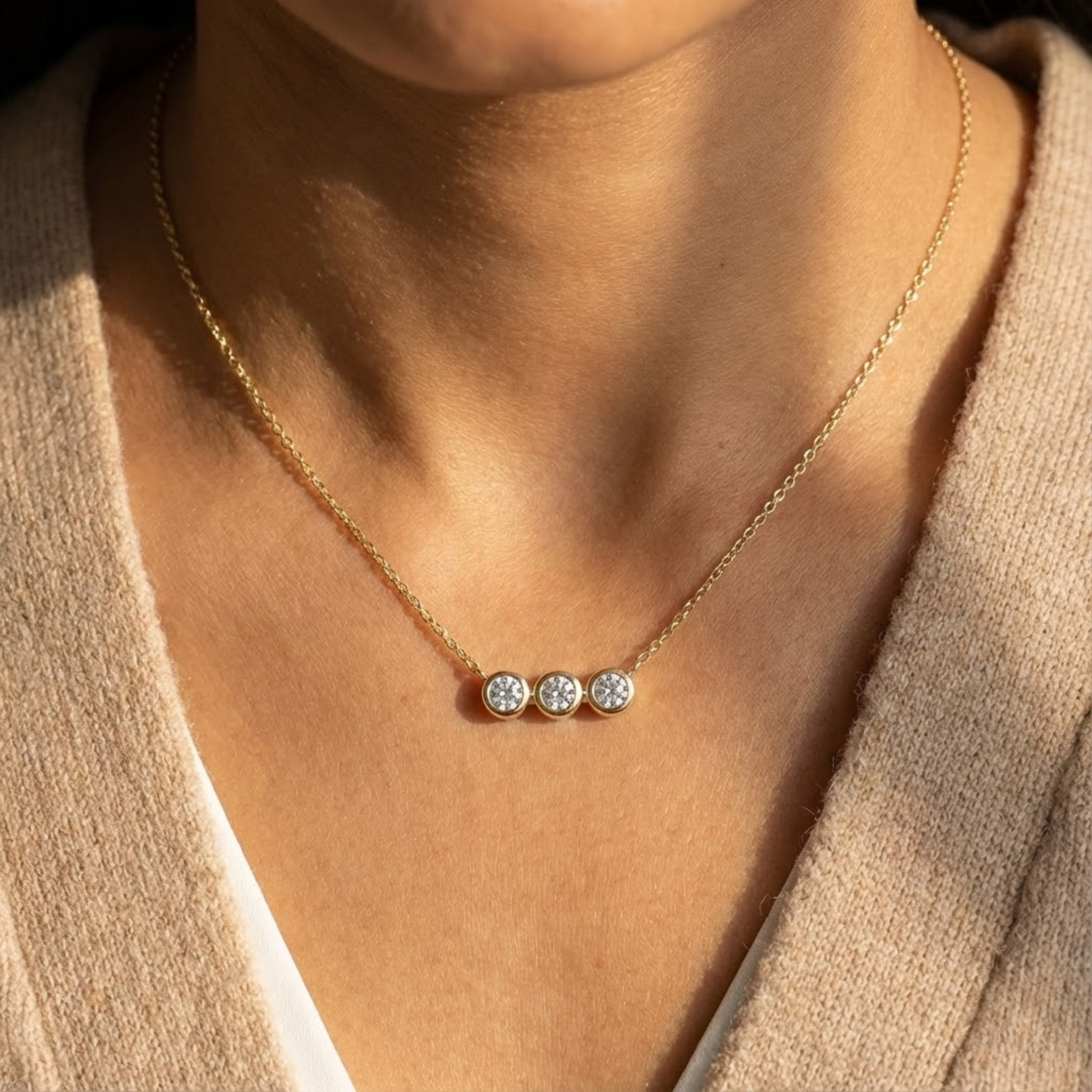 Kawla Moissanite Necklace