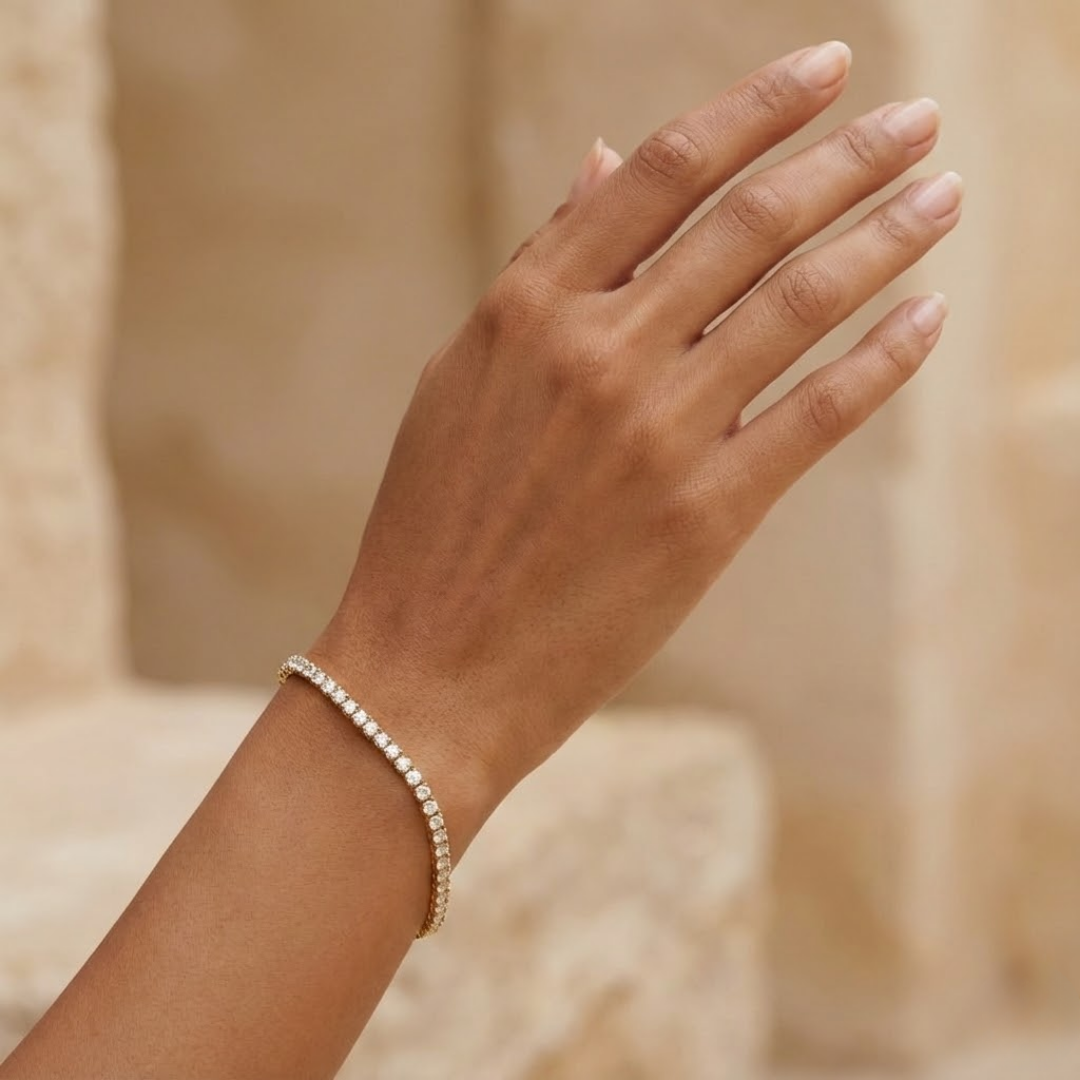 Moissanite Tennis Bracelet - 2mm
