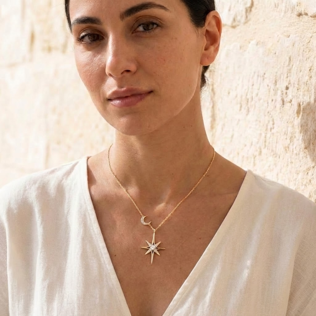 Aseera Moissanite Necklace