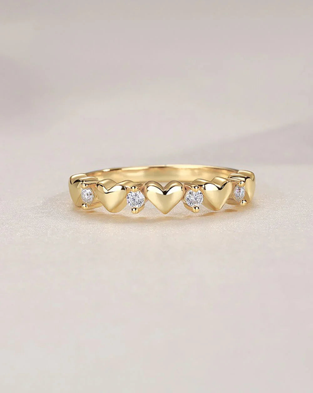 Yasmin Moissanite Ring