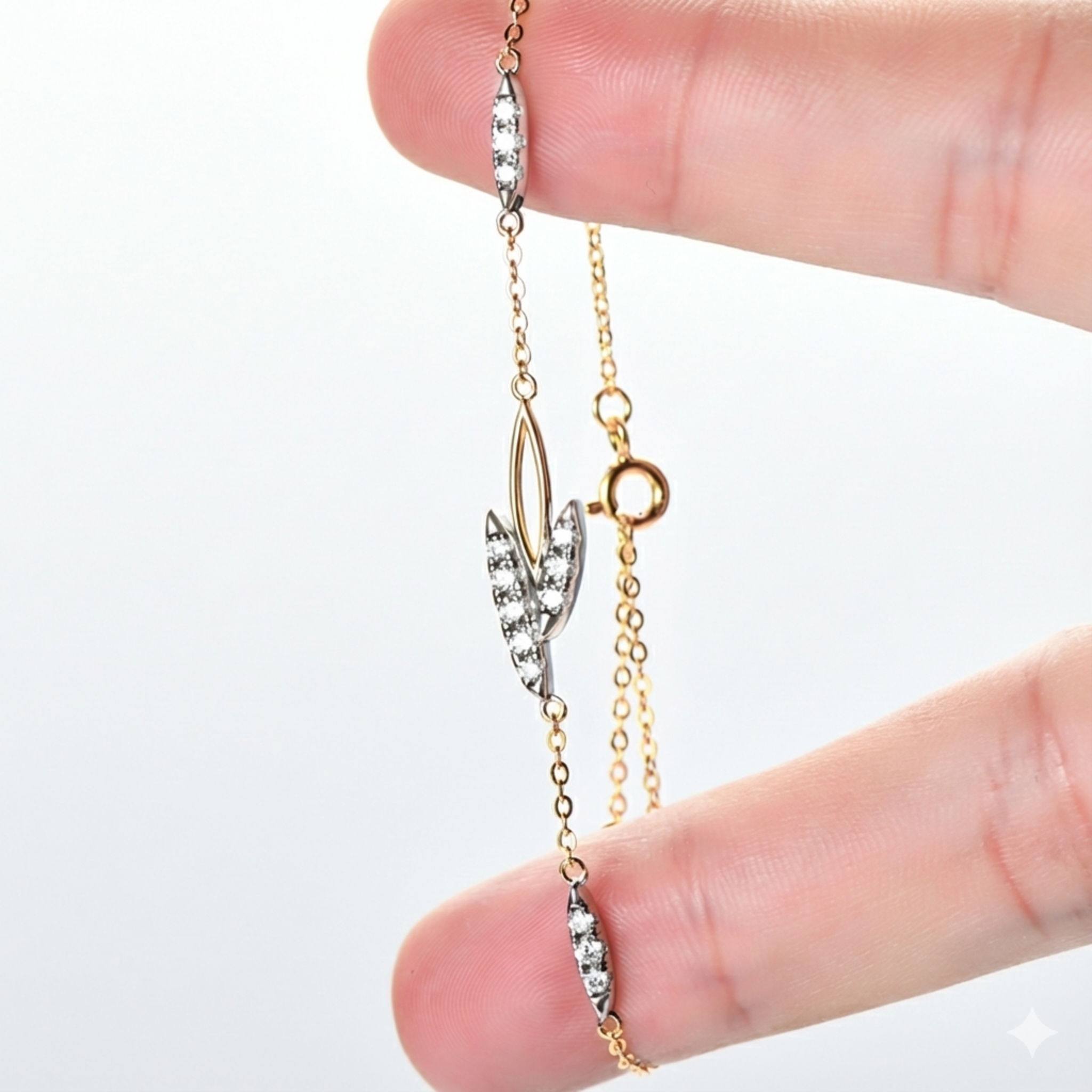 Ameena Moissanite Bracelet