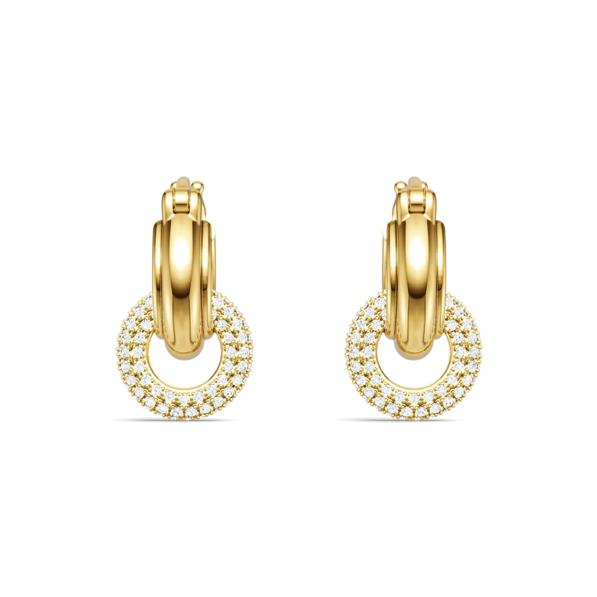 Leila Moissanite Earrings