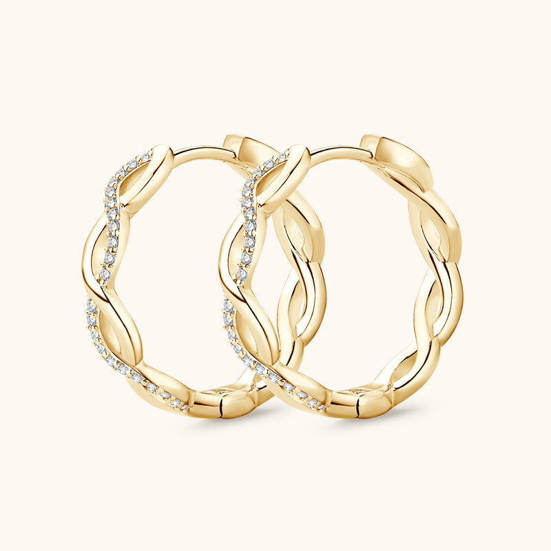 Zina Moissanite Earrings