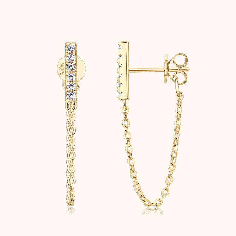 Sakeena Moissanite Earrings