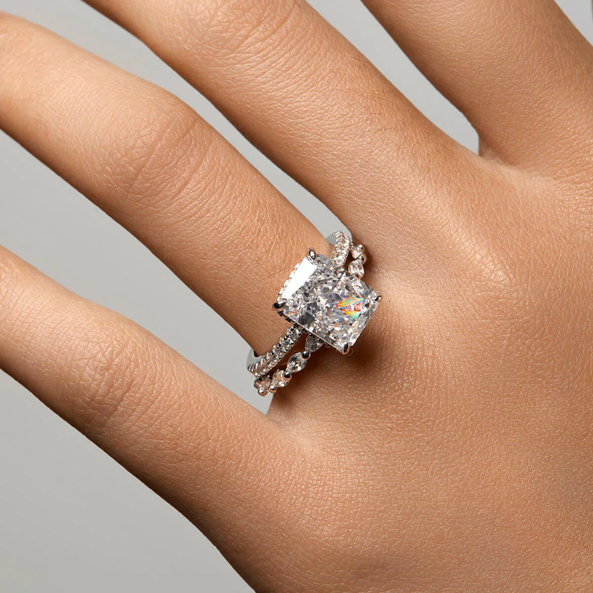 Diana Moissanite Ring