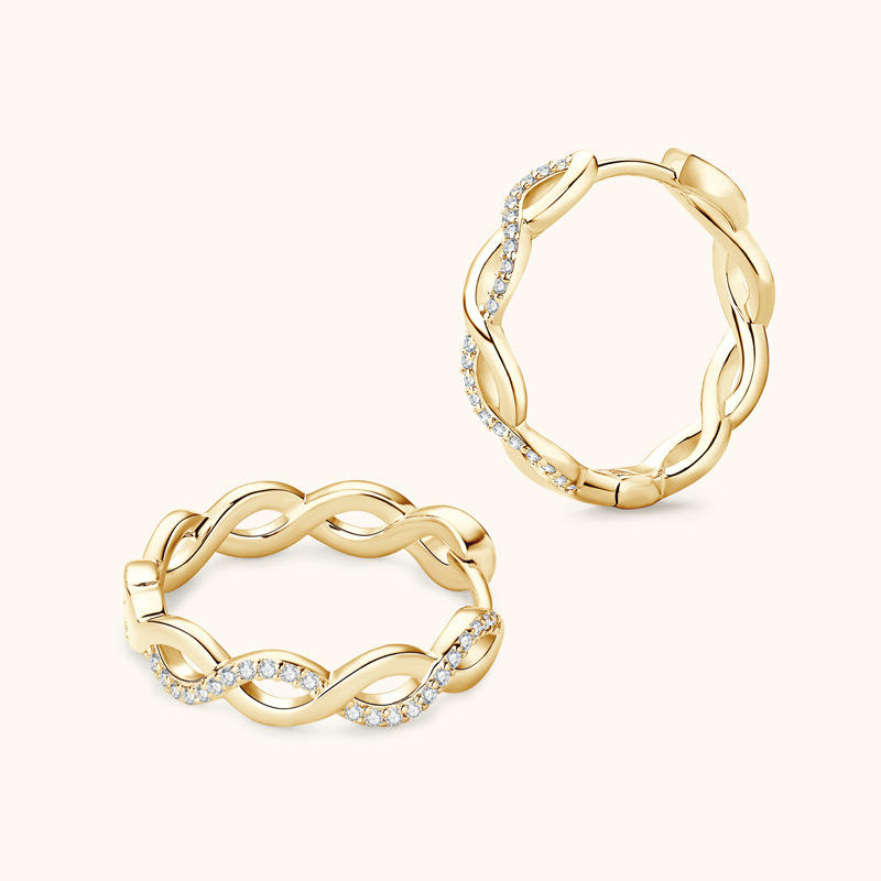 Zina Moissanite Earrings