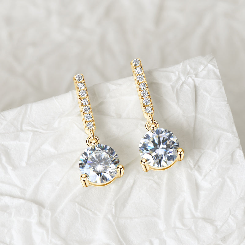 Kanza Moissanite Earrings