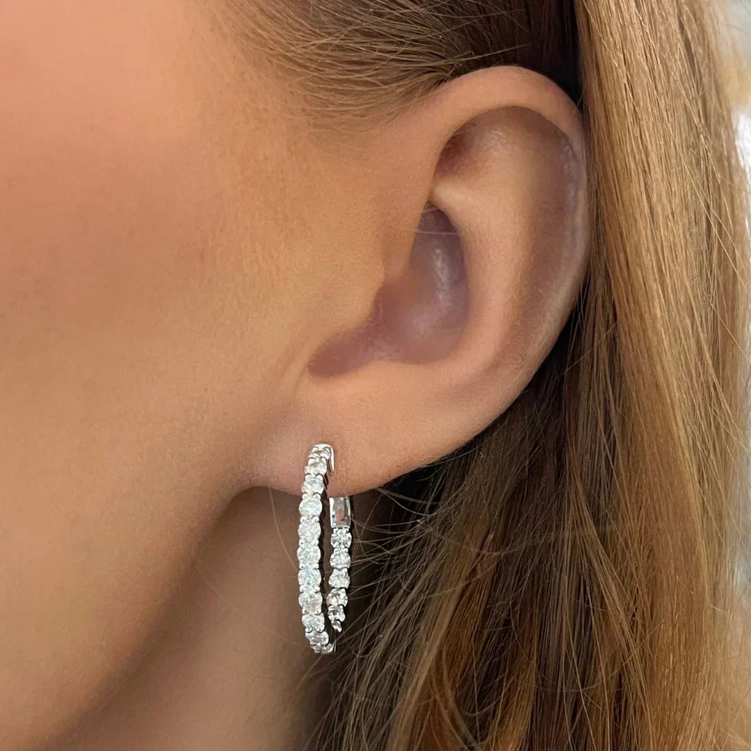 Bushra Moissanite Earrings