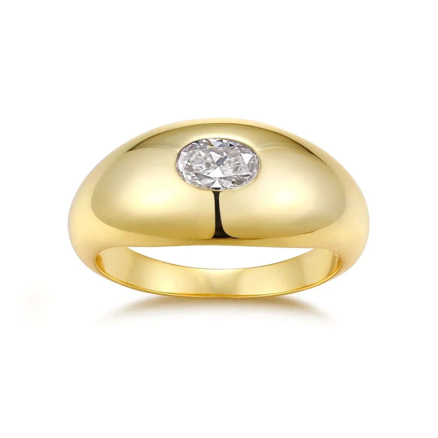 Safiya Moissanite Ring