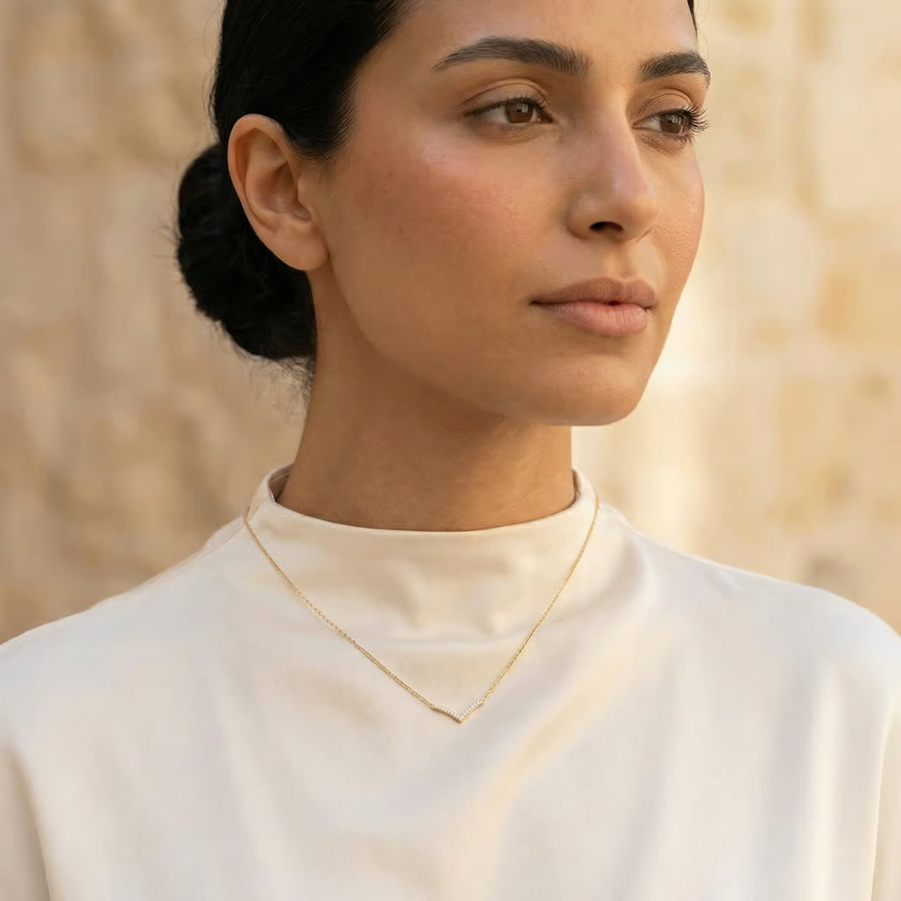 Aseela Moissanite Necklace