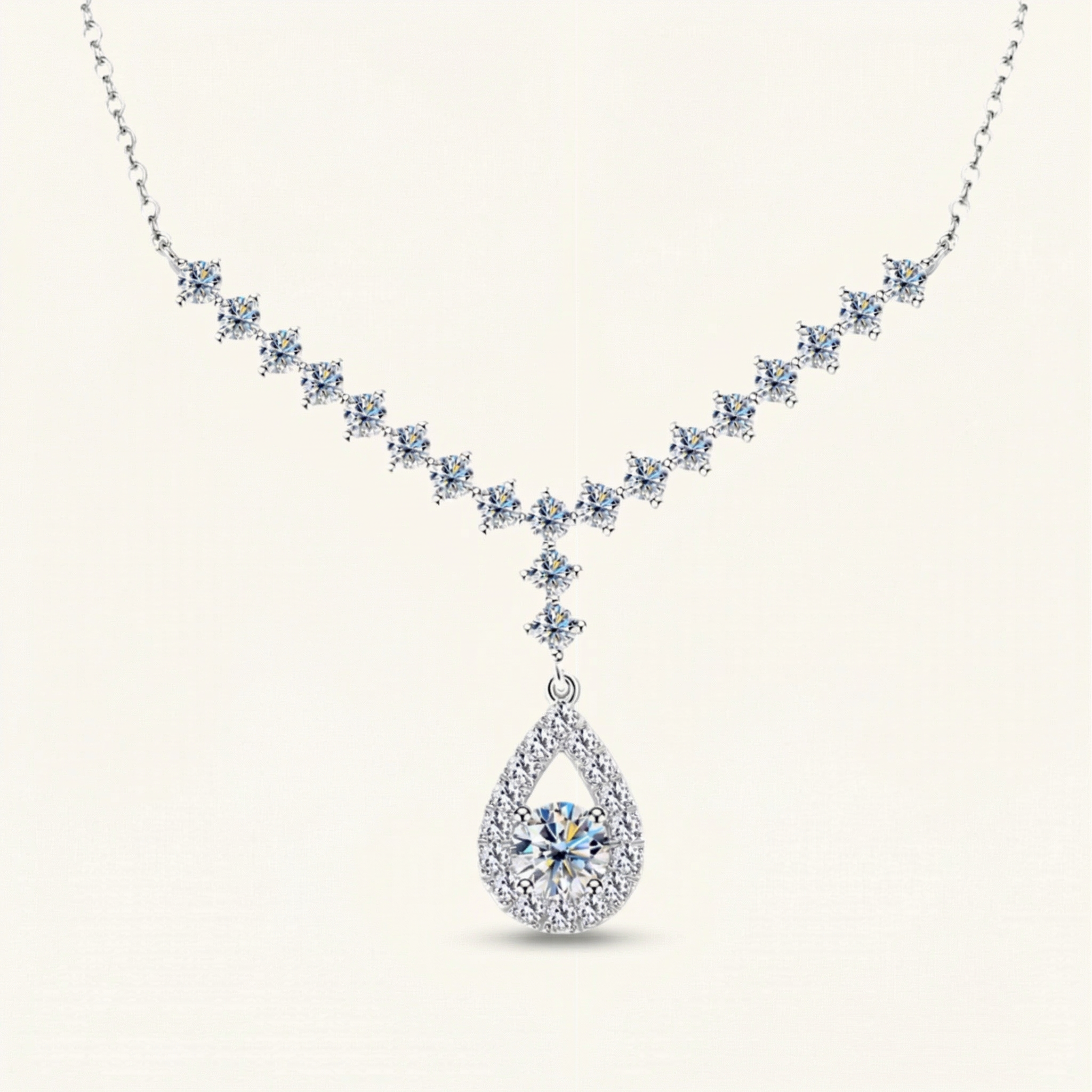 Azrina Moissanite Necklace