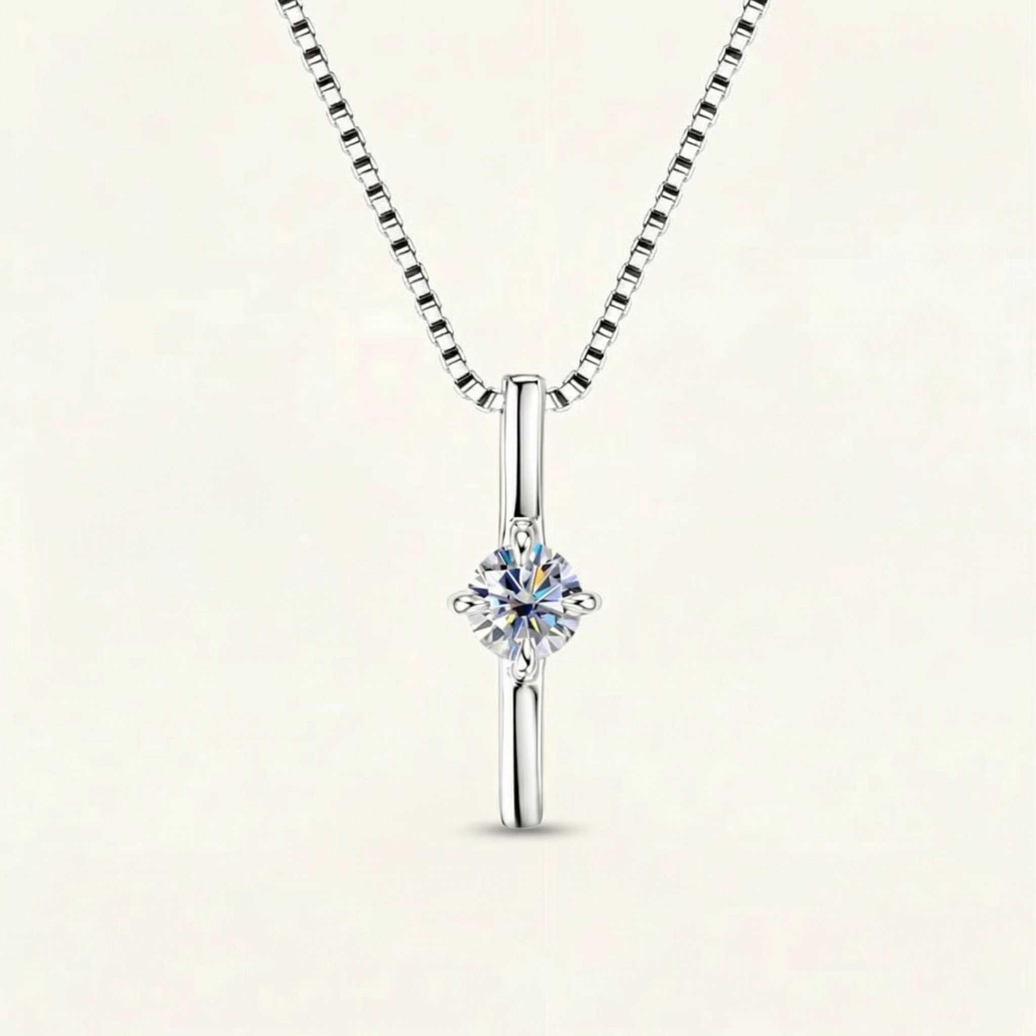 Kanzah Moissanite Necklace