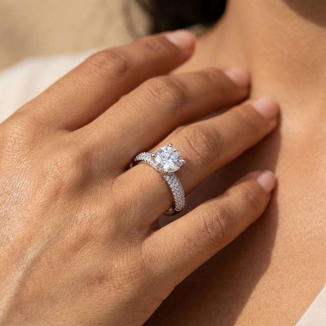 Hana Moissanite Ring