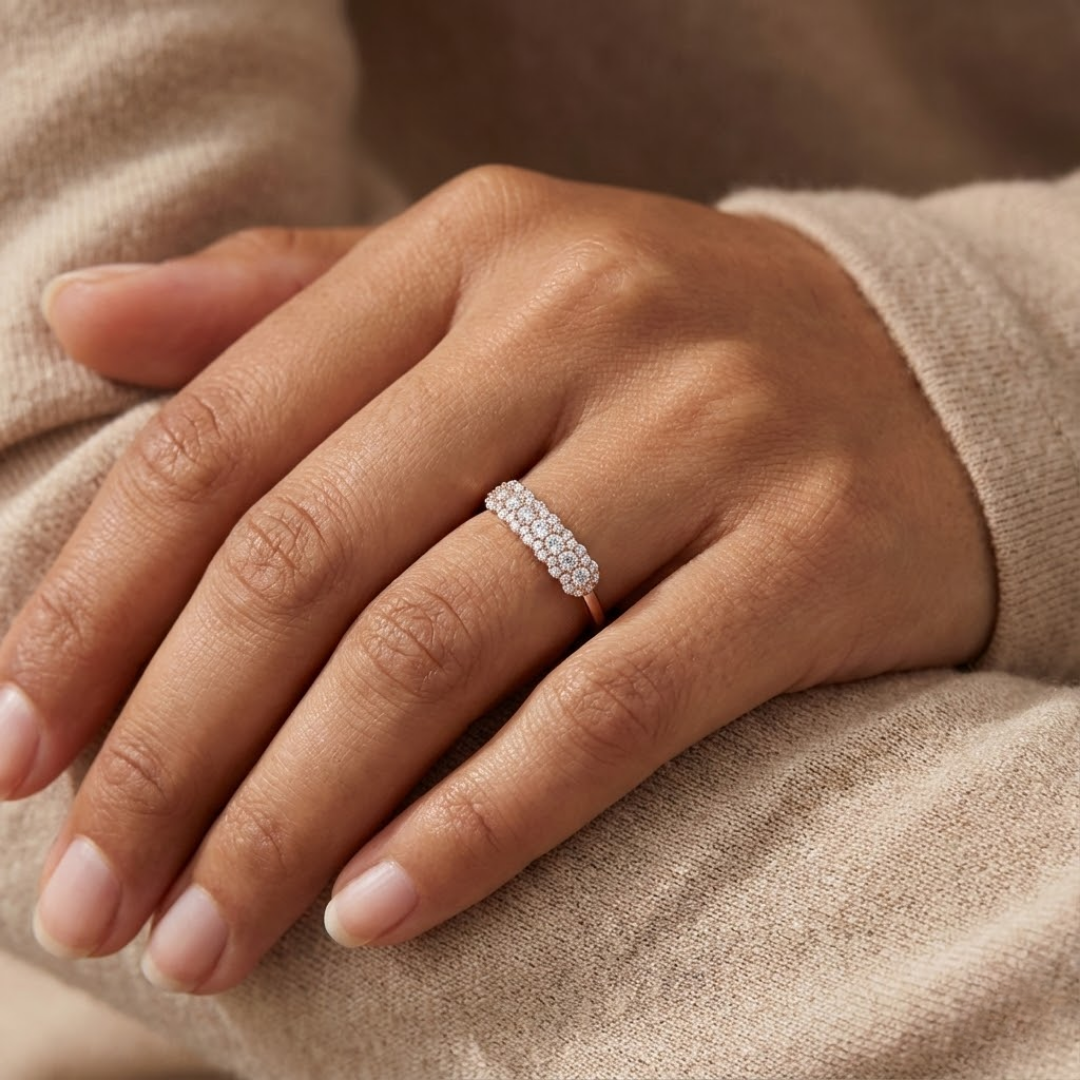 Safa Moissanite Ring