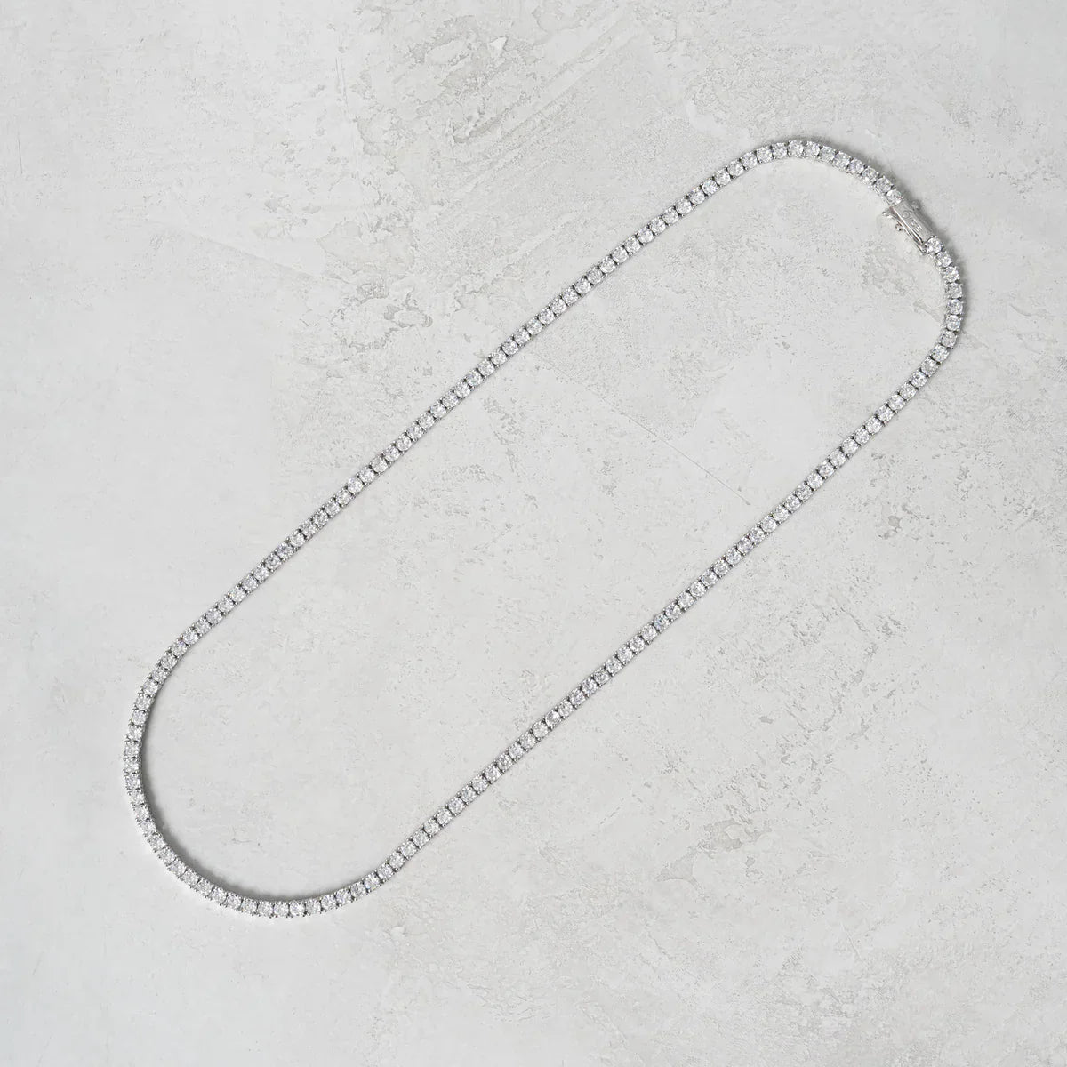 Moissanite Tennis Necklace - 3mm