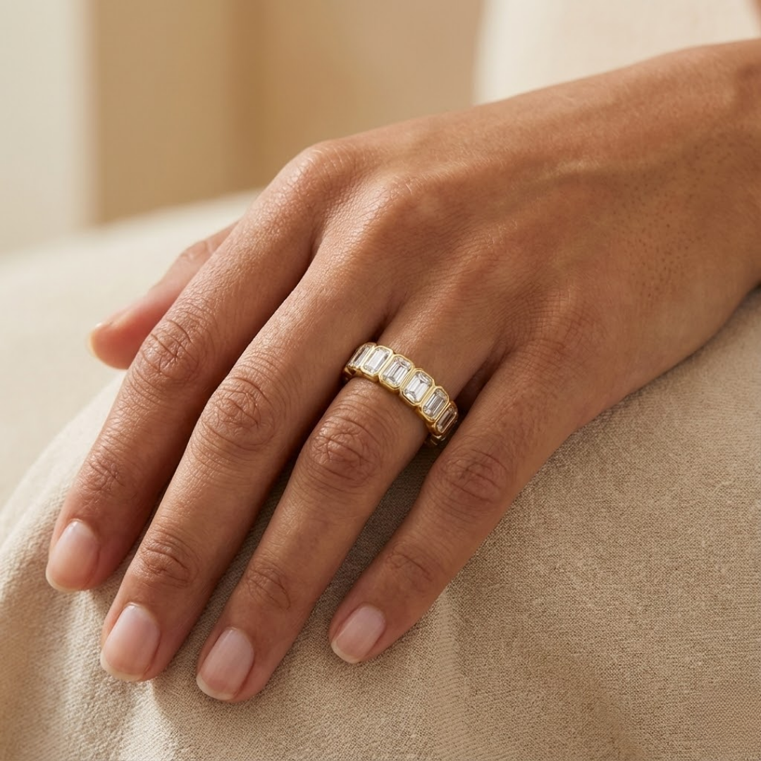 Nourah Moissanite Ring