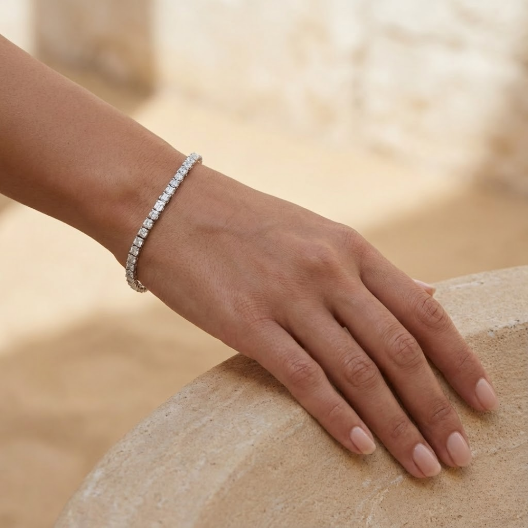 Moissanite Tennis Bracelet - 2mm