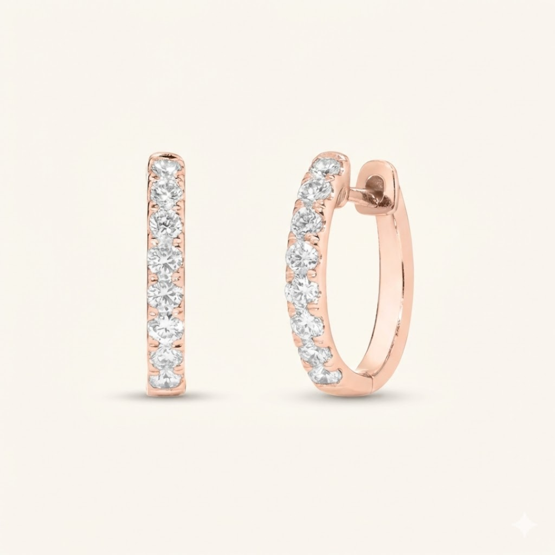 Lubna Moissanite Earrings