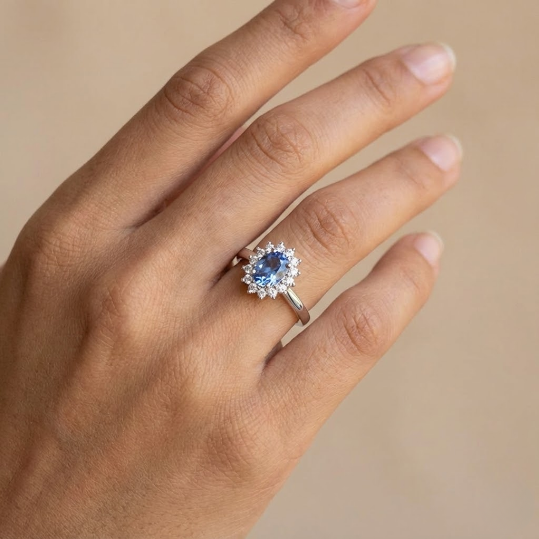 Rasha Moissanite Ring