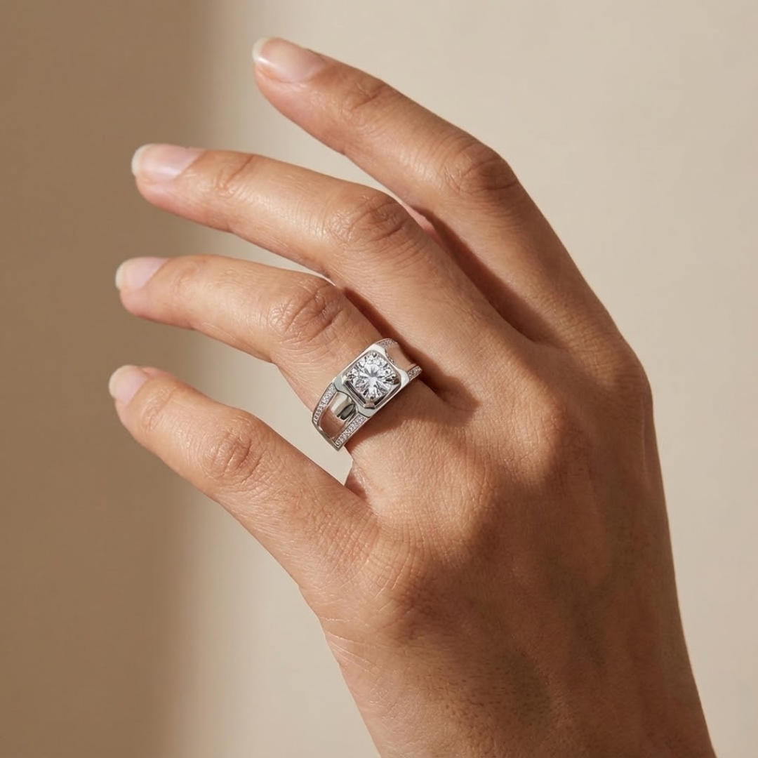 Reem Moissanite Ring