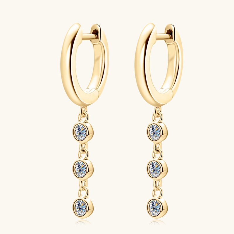 Zahra Moissanite Earrings