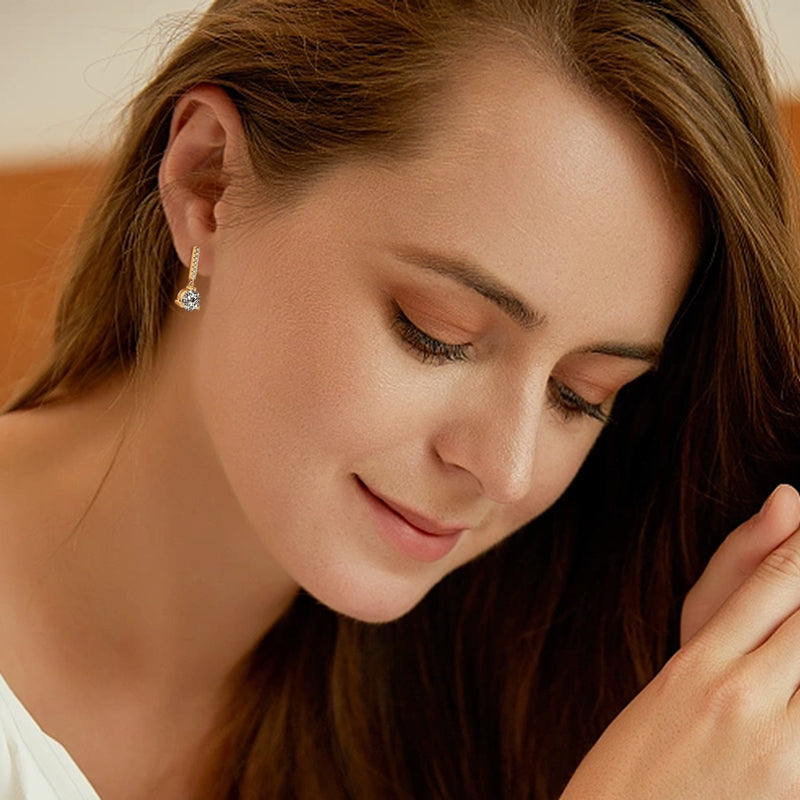 Kanza Moissanite Earrings
