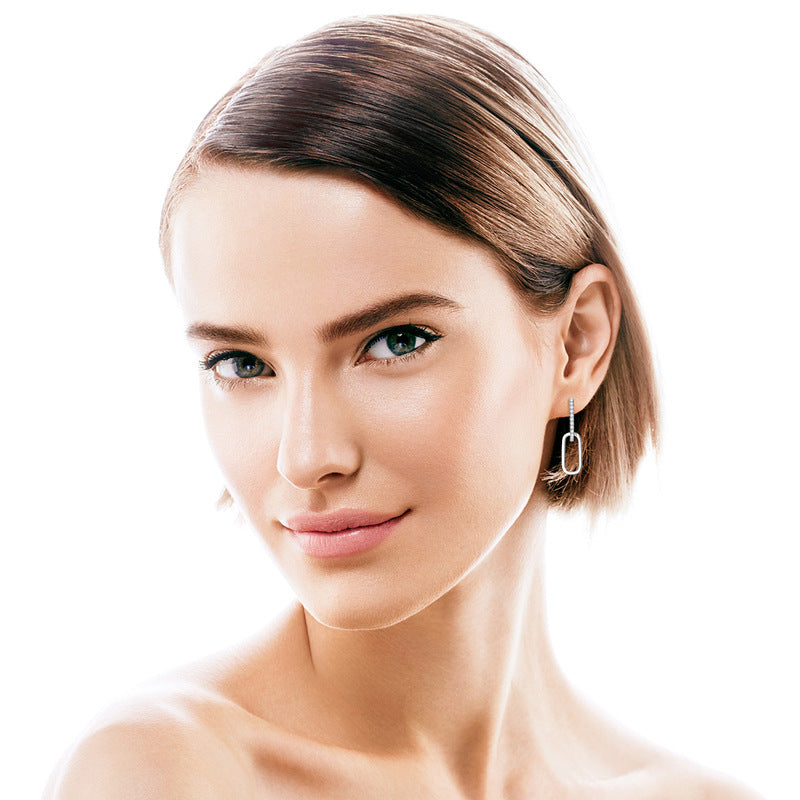 Basira Moissanite Earrings