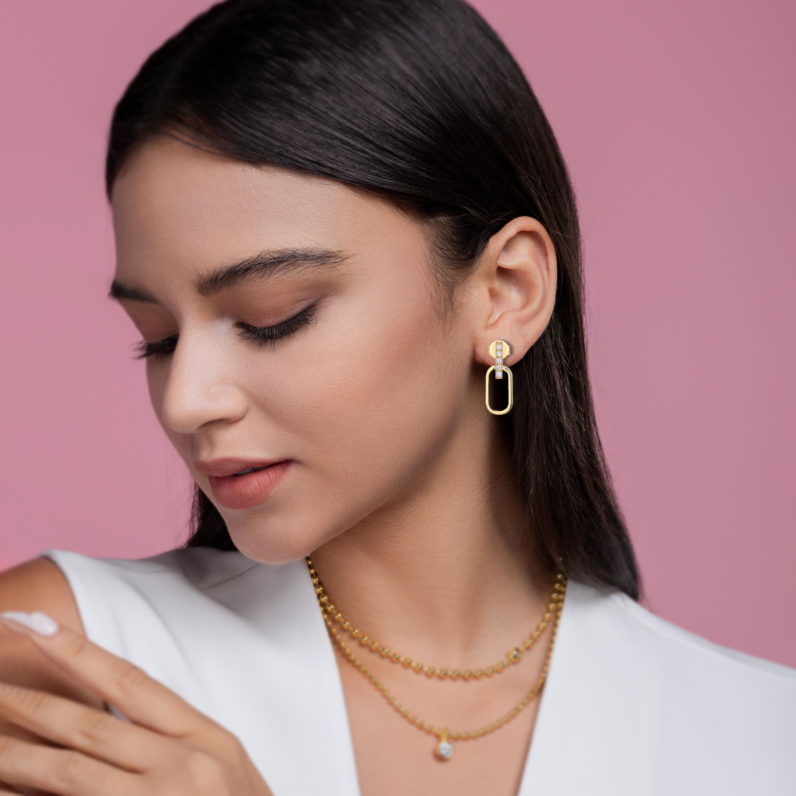 Samira Moissanite Earrings