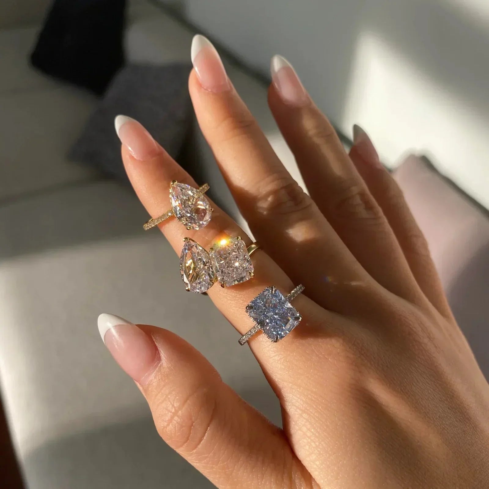 Yasira Moissanite Ring