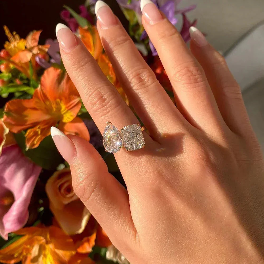 Yasira Moissanite Ring