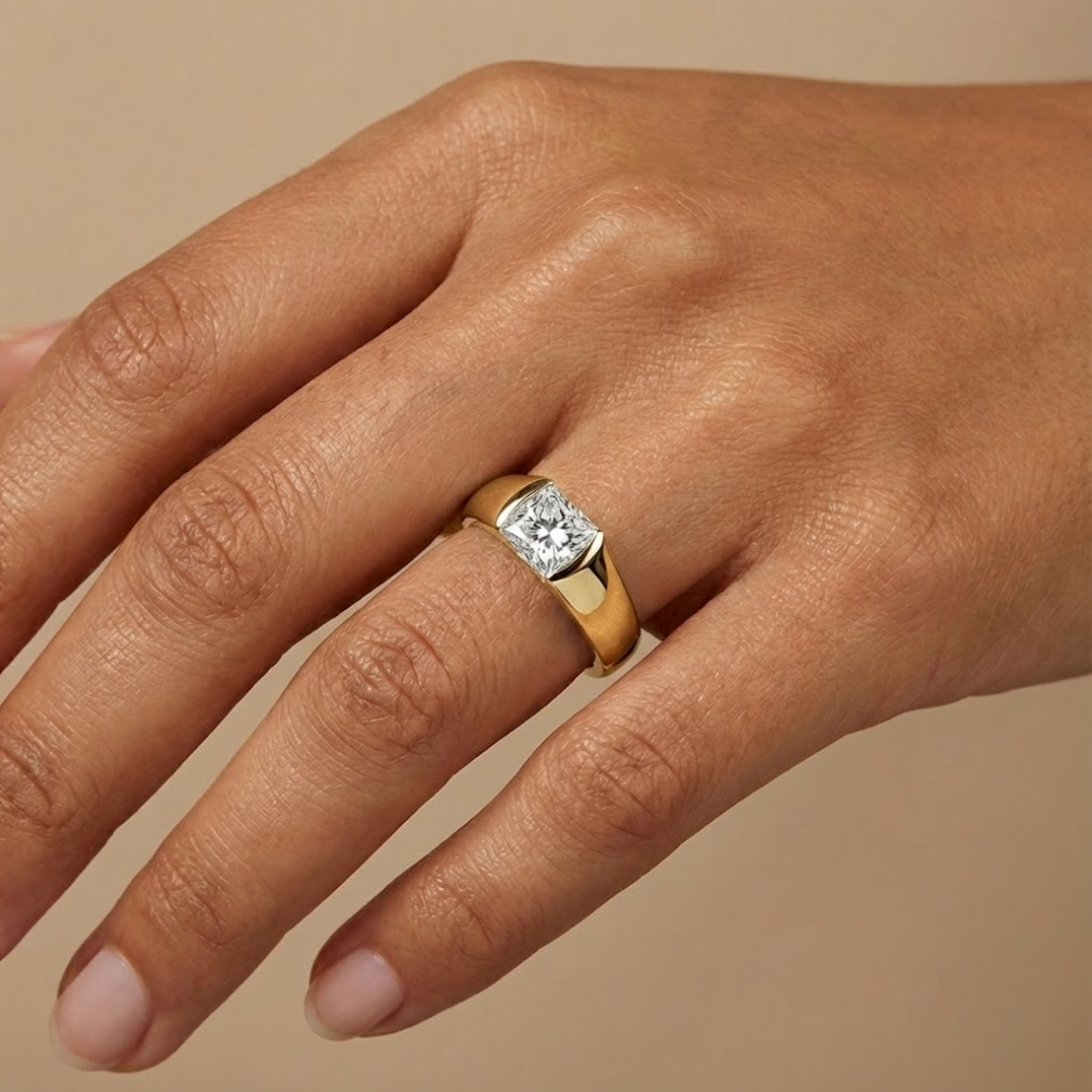 Zayna Moissanite Ring
