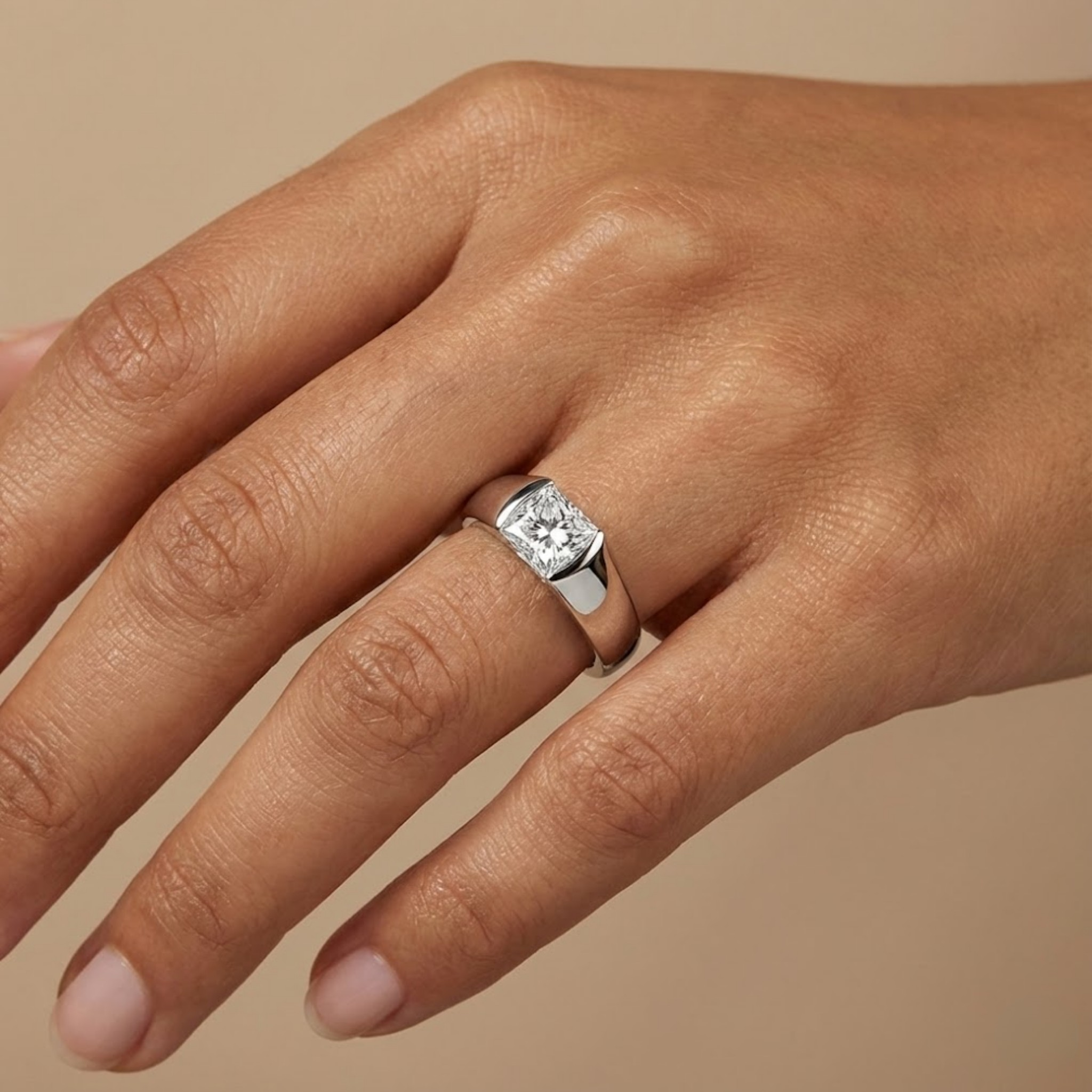 Zayna Moissanite Ring