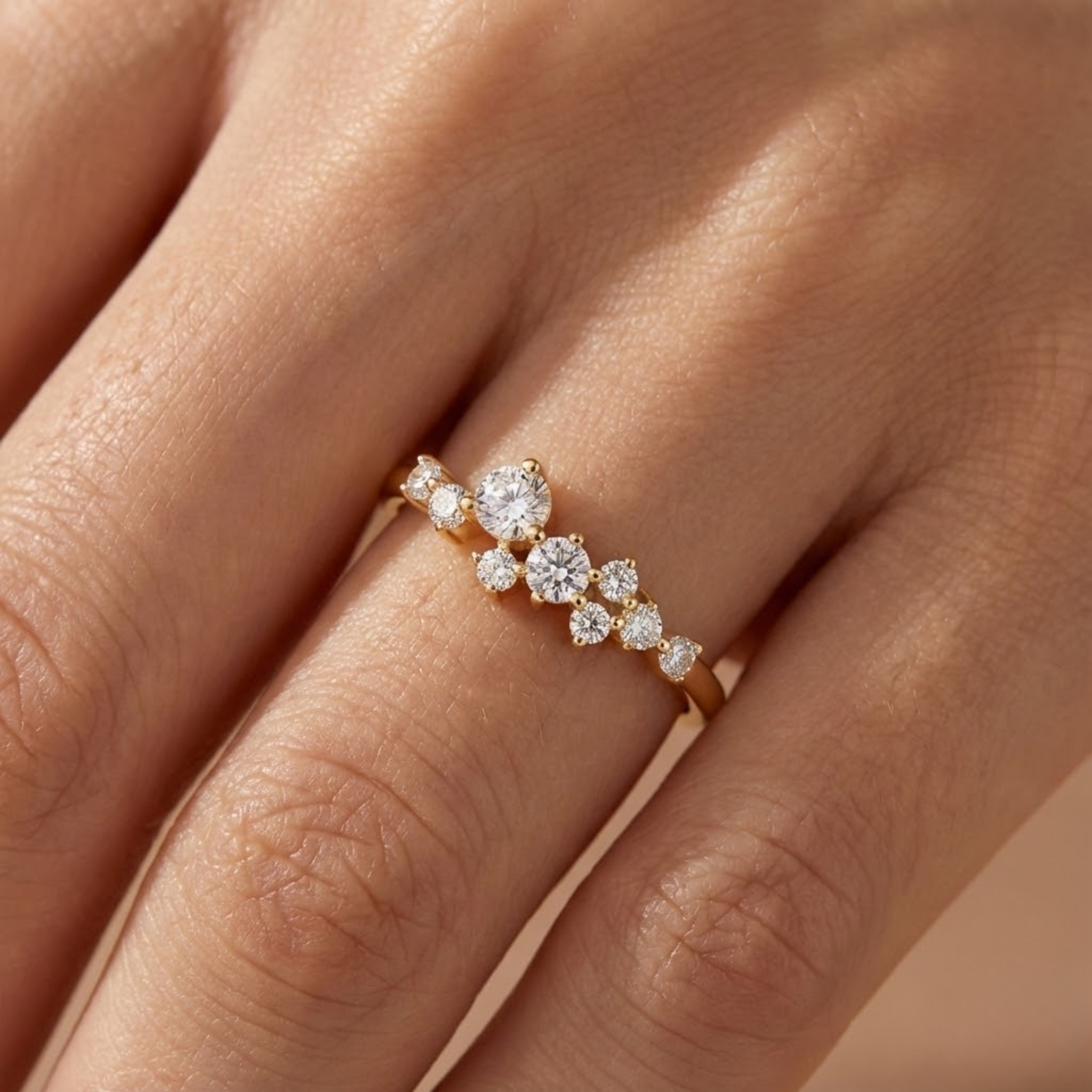 Ameera Moissanite Ring
